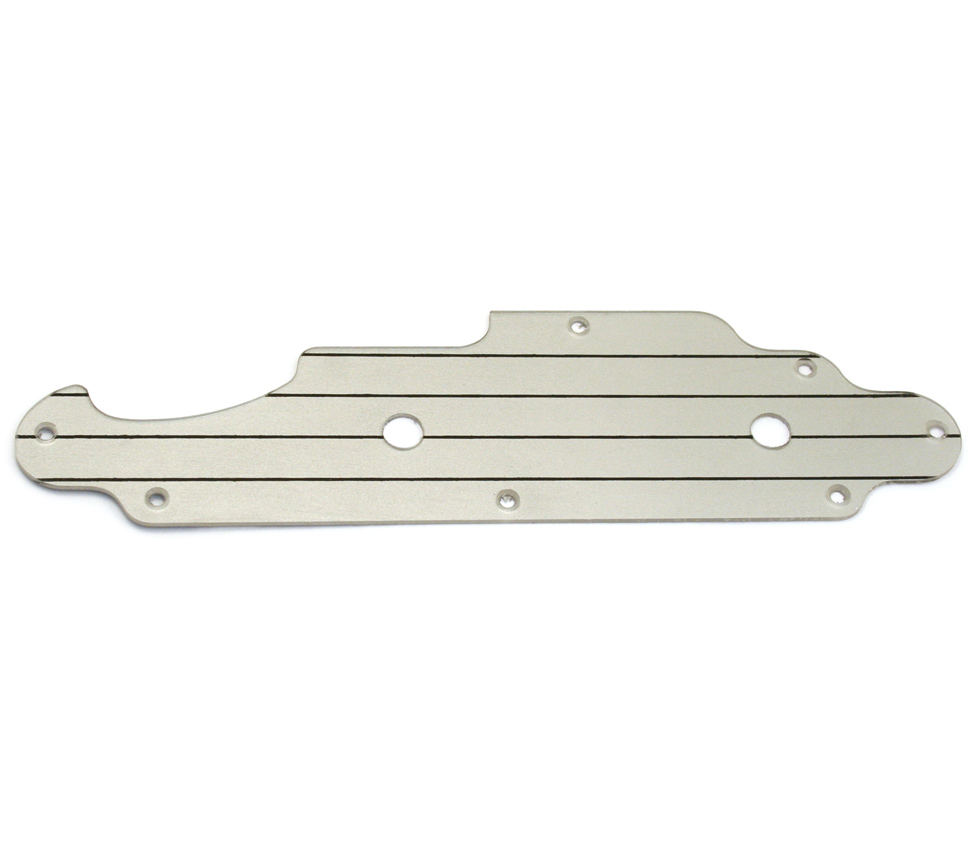 Gretsch Electromatic Lap Steel Control Plate Silver Chrome