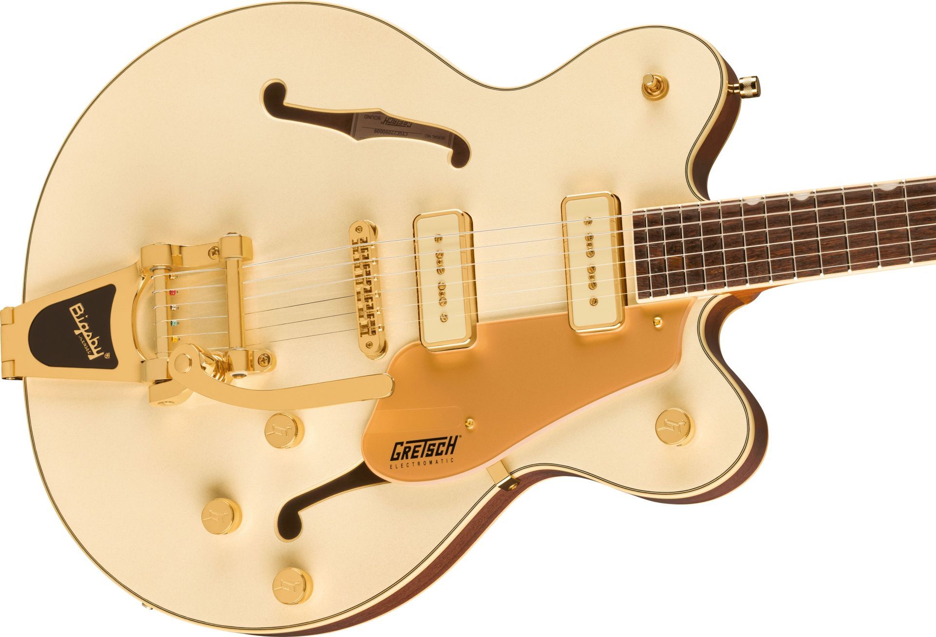 Gretsch Guitars Electromatic Pristine LTD CB DC Bigsby White Gold