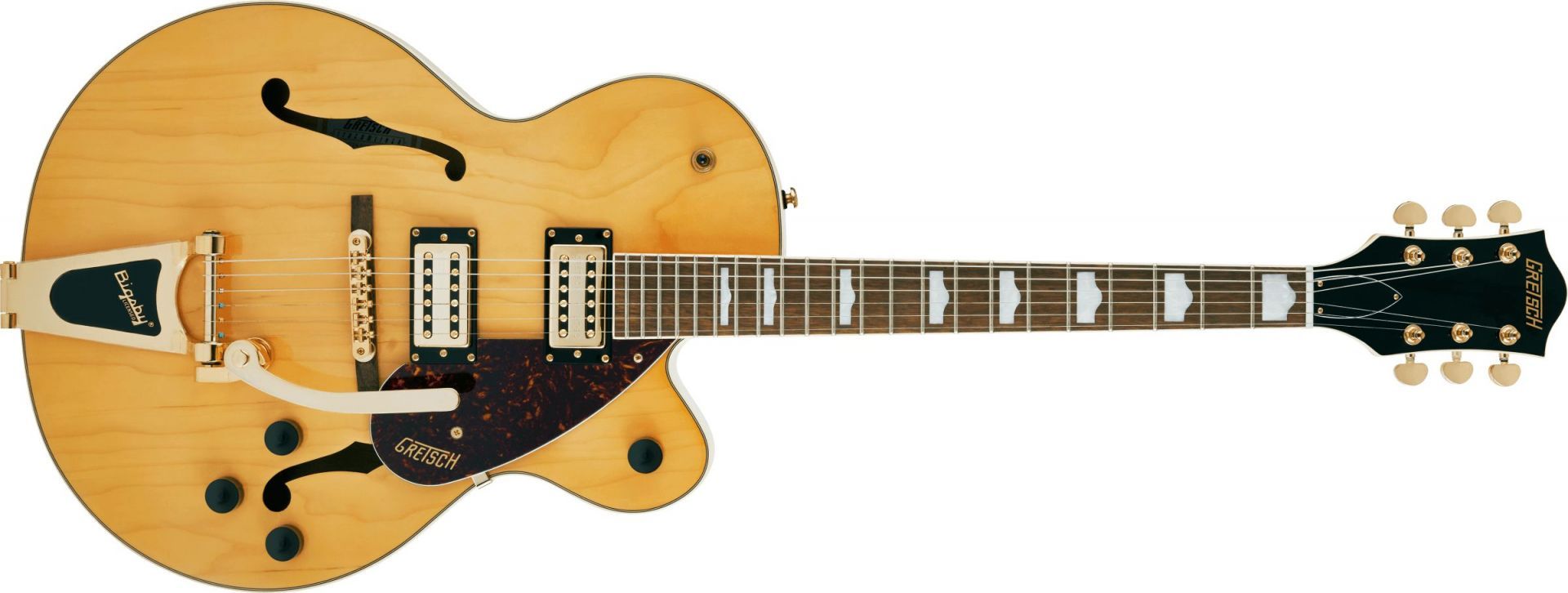 Gretsch Guitars G2410TG Streamliner Hollow Body Single-Cut with Bigsby and Gold Hardware Village Amber