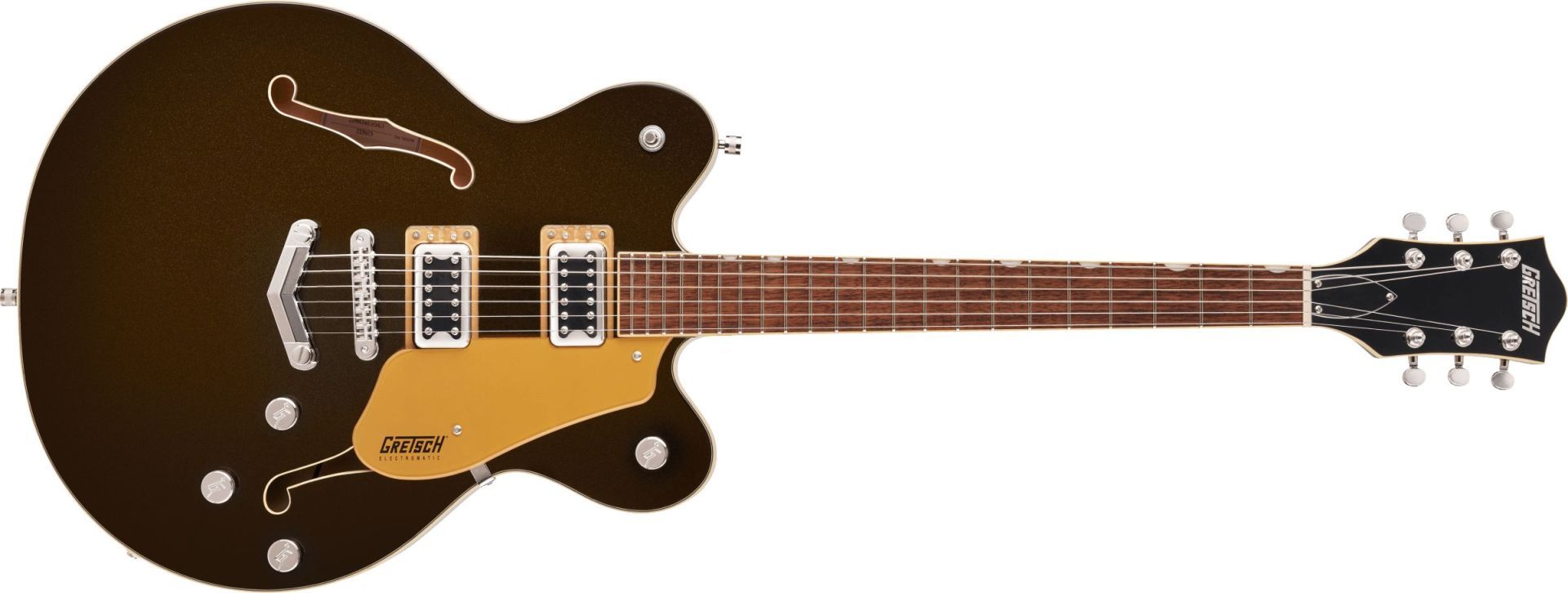 Gretsch G5622 Electromatic Center Block Double-Cut with V-Stoptail Laurel Fingerboard Black Gold