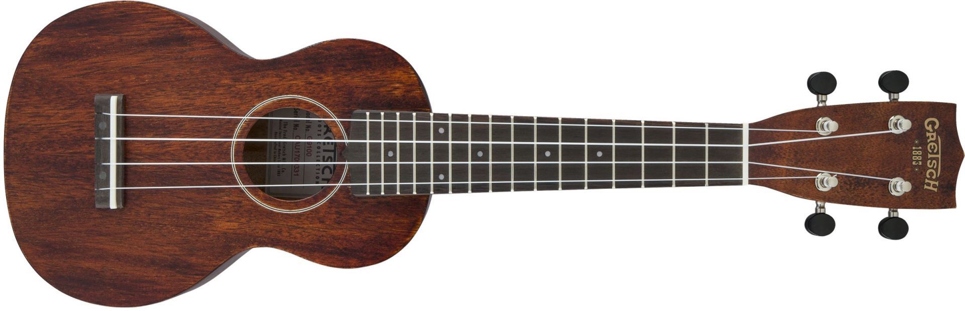 Gretsch Guitars G9100 Soprano Standard Ukulele with Gig Bag Vintage Mahogany Stain