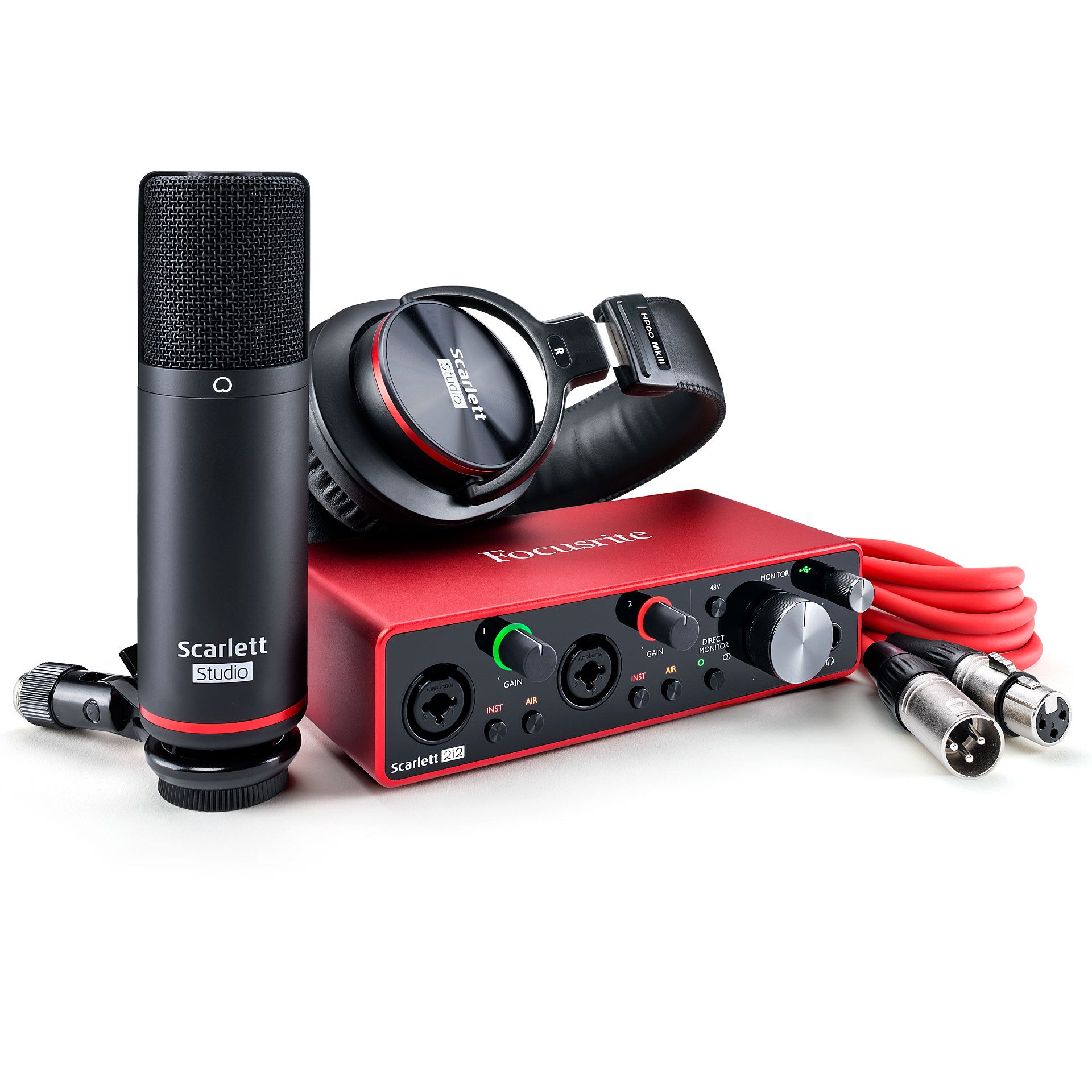 Studio Pack Focusrite Scarlett 2i2 3rd Gen