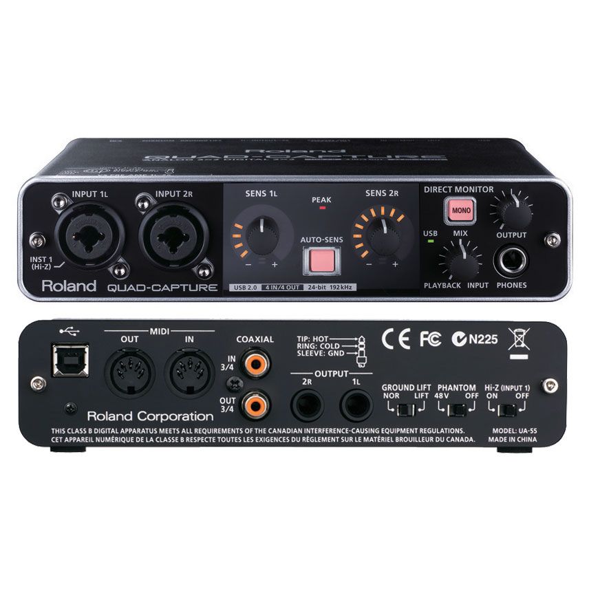Interfata Audio USB Roland UA 55 Quad Capture