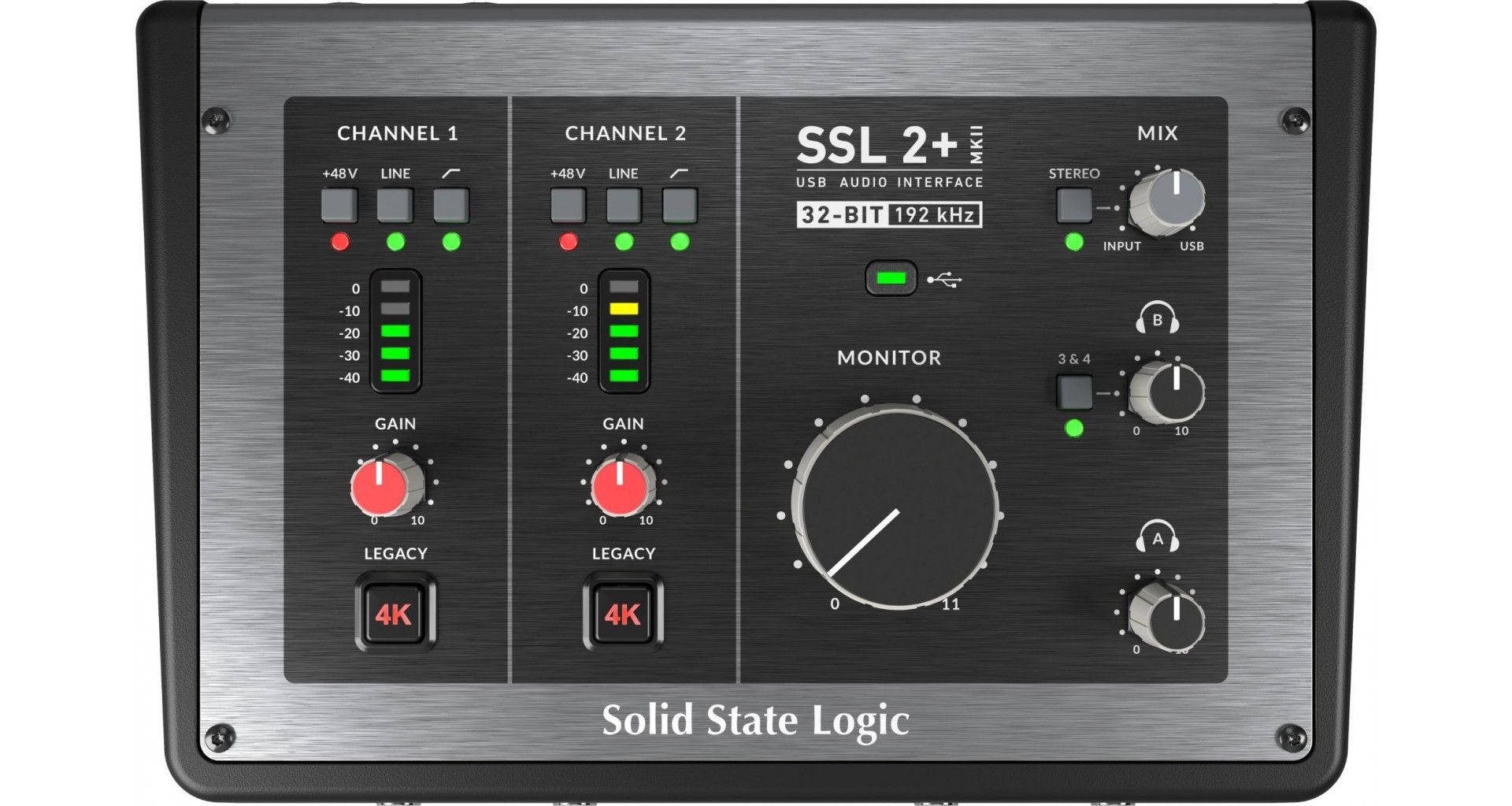 Solid State Logic SSL 2 + Plus MKII Interfata audio USB