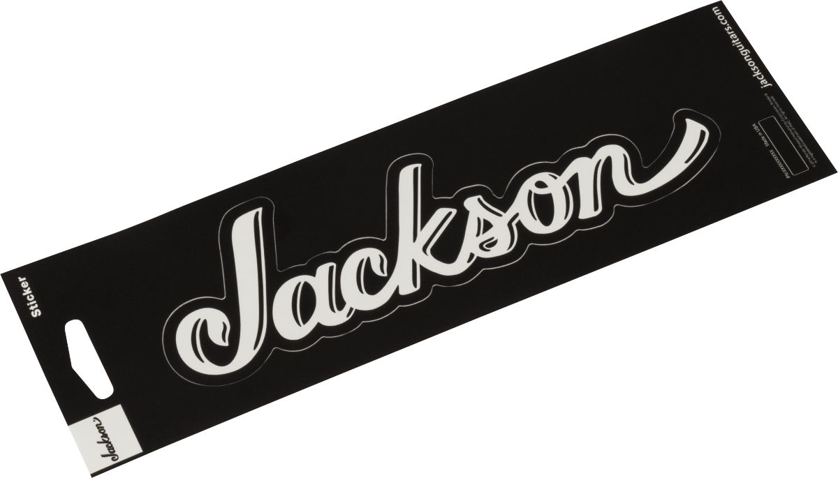 Jackson Vinyl Sticker White