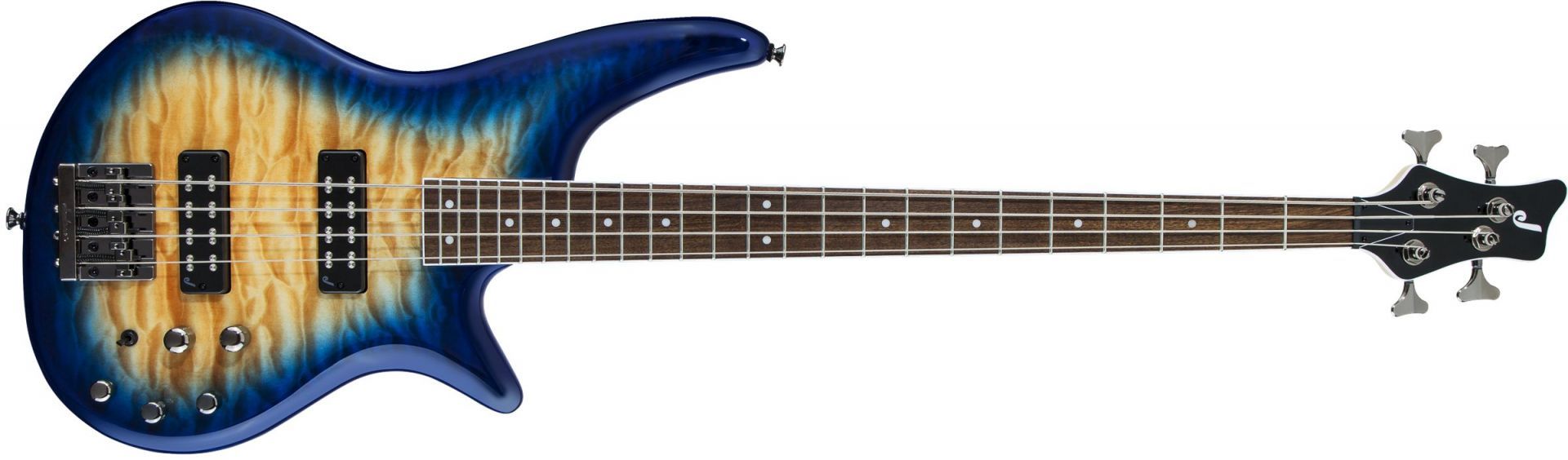 Jackson JS Series Spectra Bass JS3Q Laurel Fingerboard Amber Blue Burst