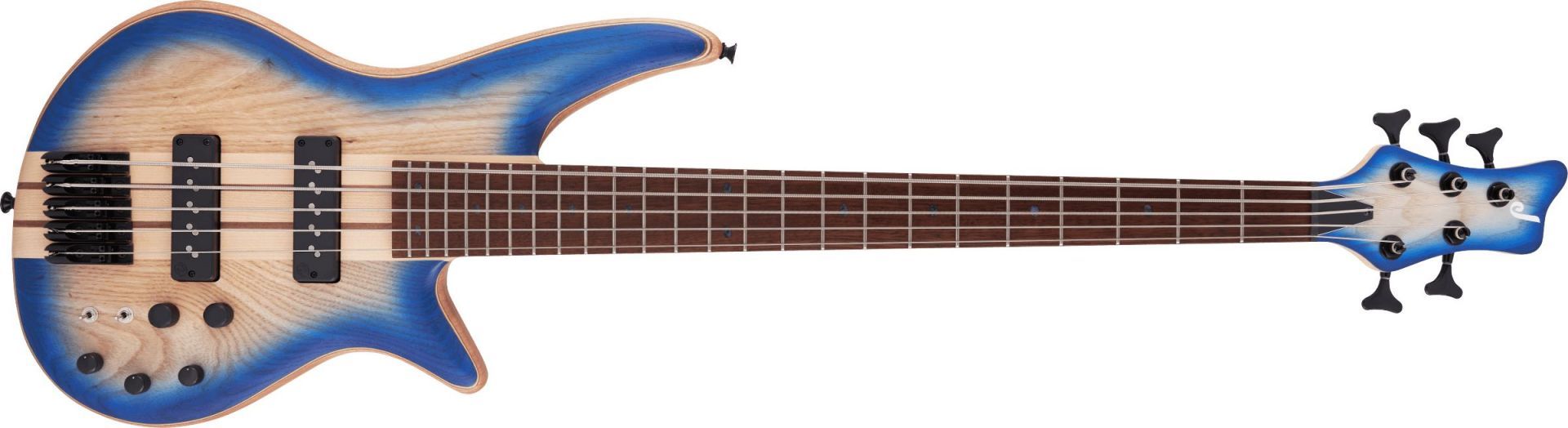 Jackson Pro Series Spectra Bass SBA V Caramelized Jatoba Fingerboard Blue Burst