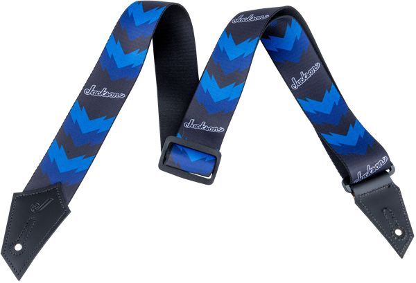 Jackson Strap with Double V Pattern Black/Blue