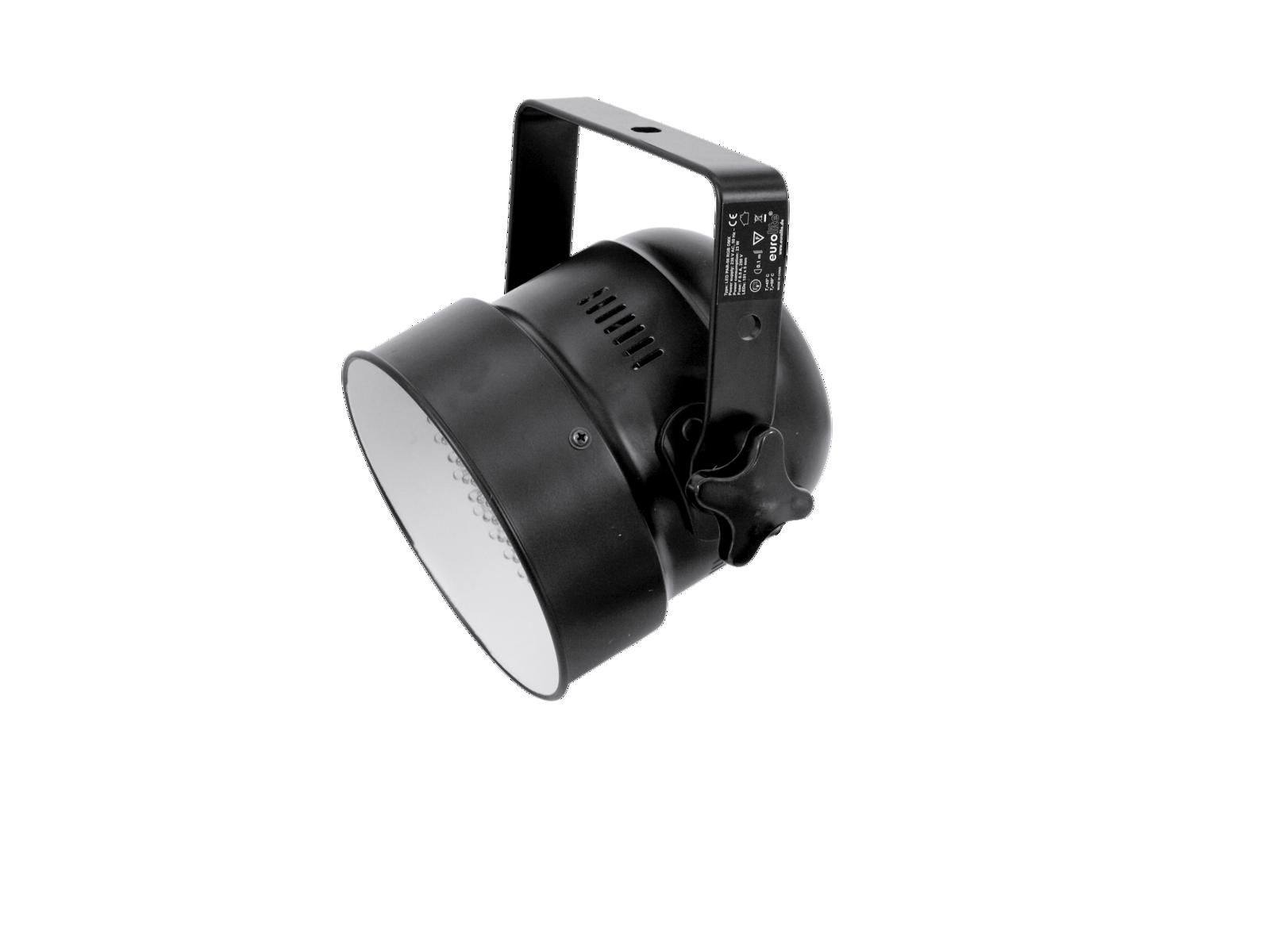 LED PAR-56 RGB 5mm Short 5CH negru