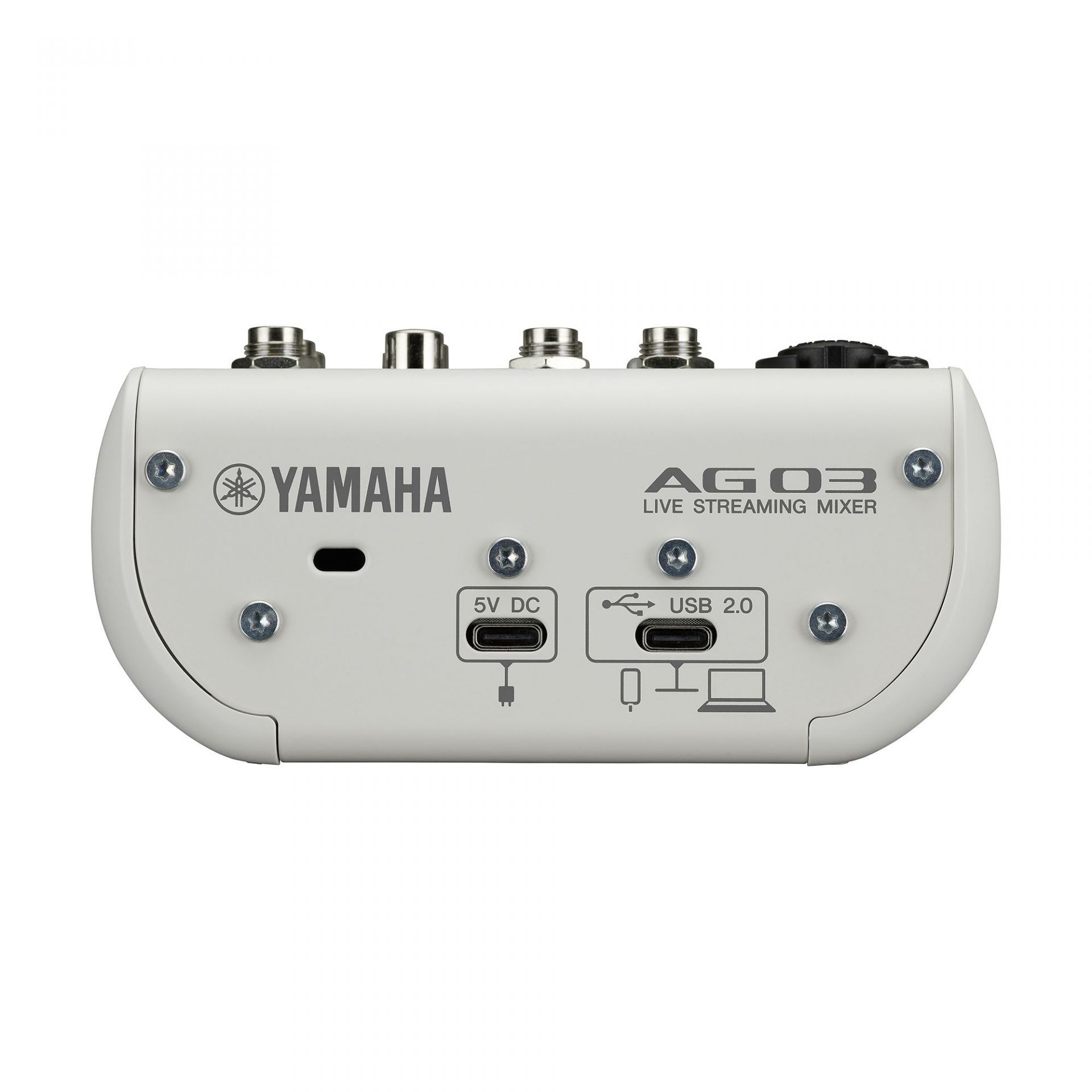 Yamaha AG03 MK2 White Live Streaming Mixer | Sound Studio