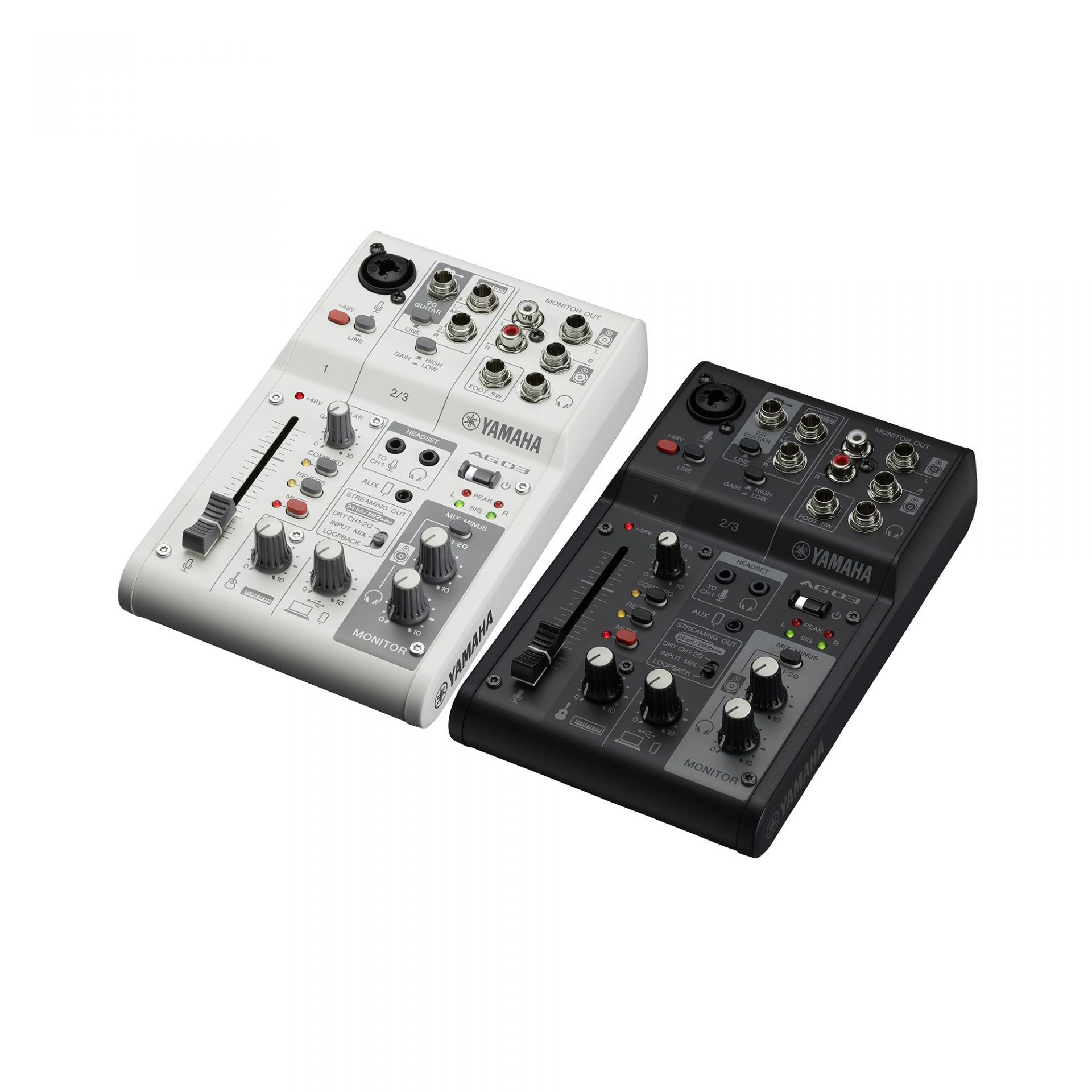 Yamaha AG03 MK2 White Live Streaming Mixer