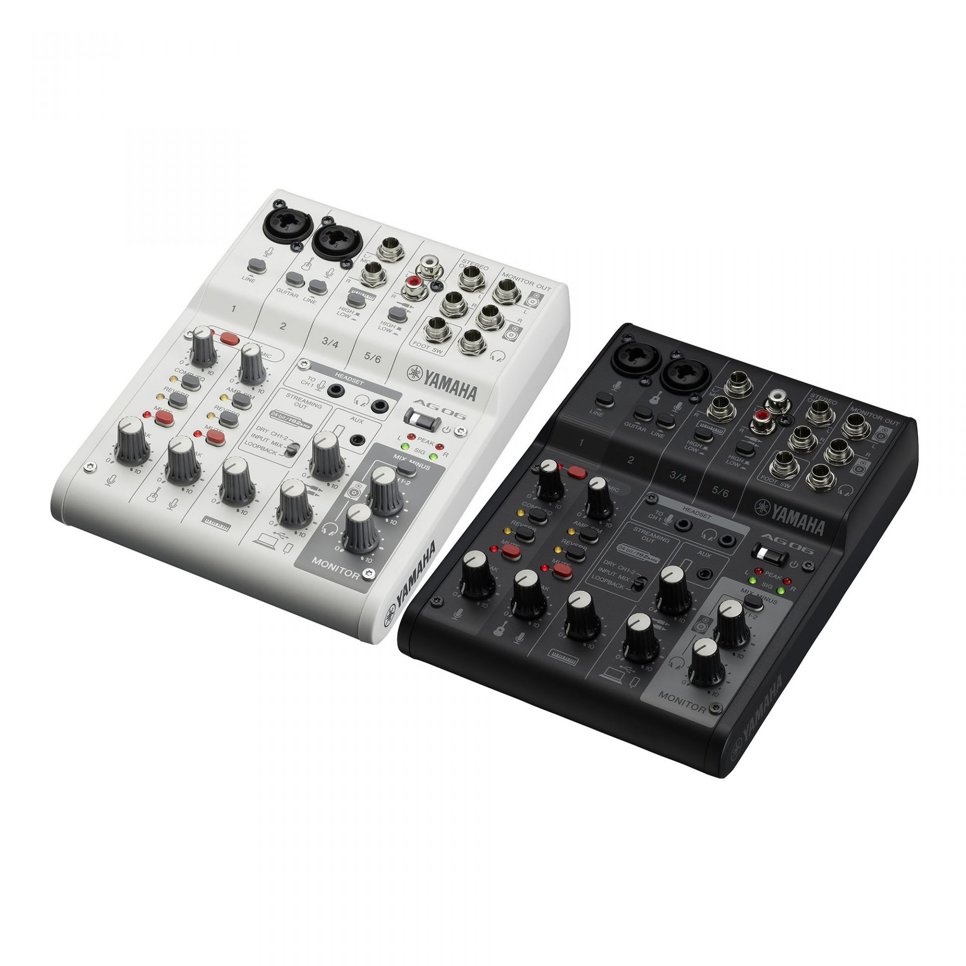 Yamaha AG06 MK2 Black Live Streaming Mixer | Sound Studio