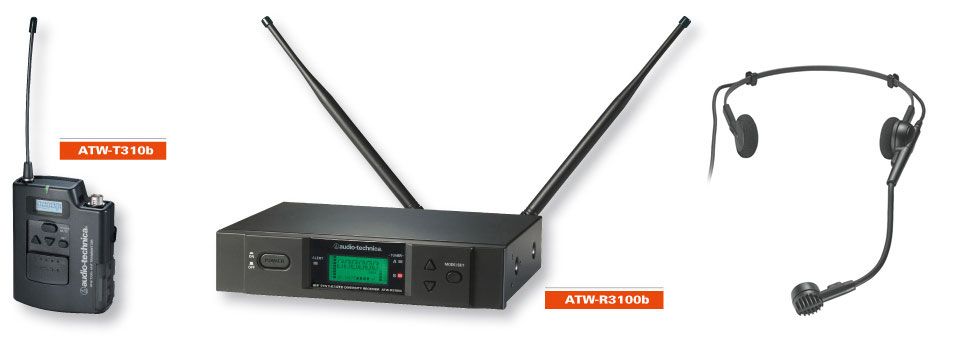 Microfon fara fir Audio Technica ATW 3110 B/H