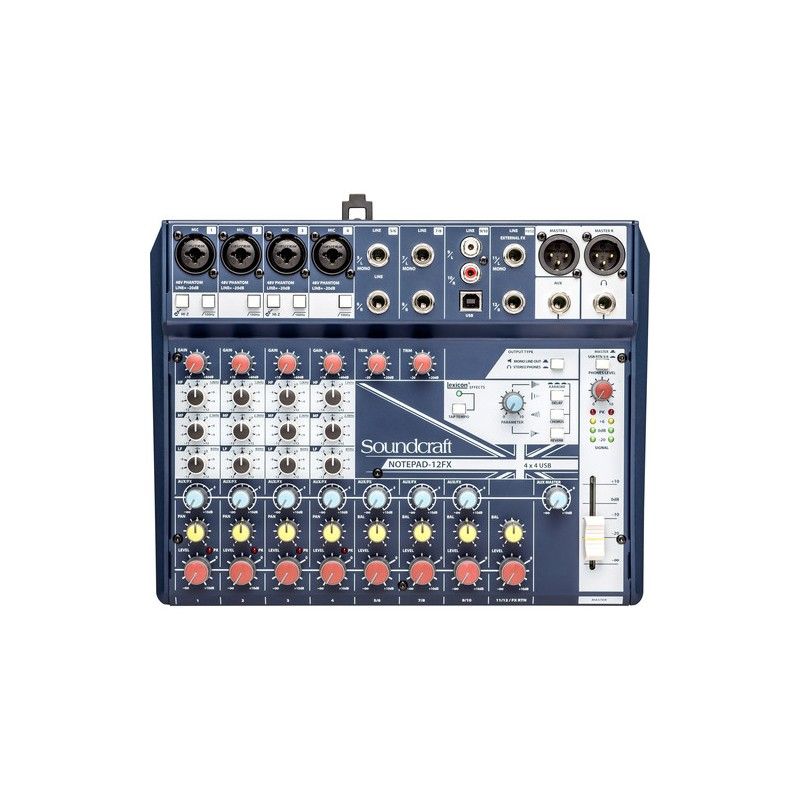 Small-format | Notepad-12FX NOTEPAD-12FX 】Soundcraft 【＄chi-bakun＄ analog and I/O USB with console mixing 配信機器・PA機器・レコーディング機器