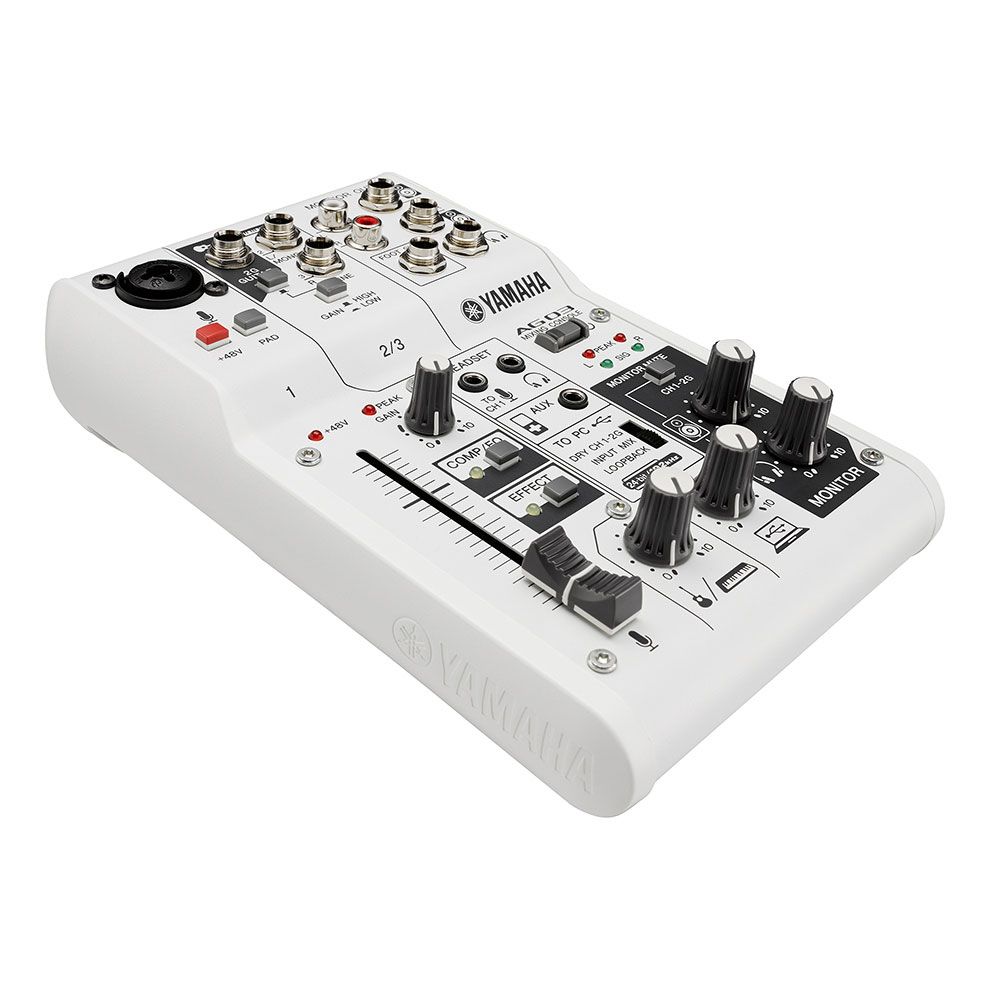 Yamaha　AG03 Yamaha AG03 mk2 White - Interfață USB / Mixer - SoundCreation