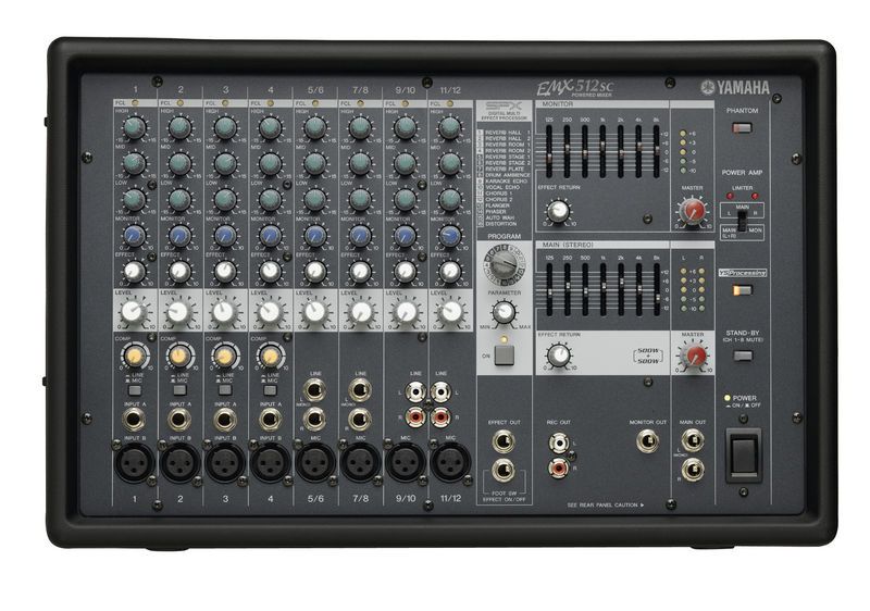 Mixer cu Putere Yamaha EMX 512sc