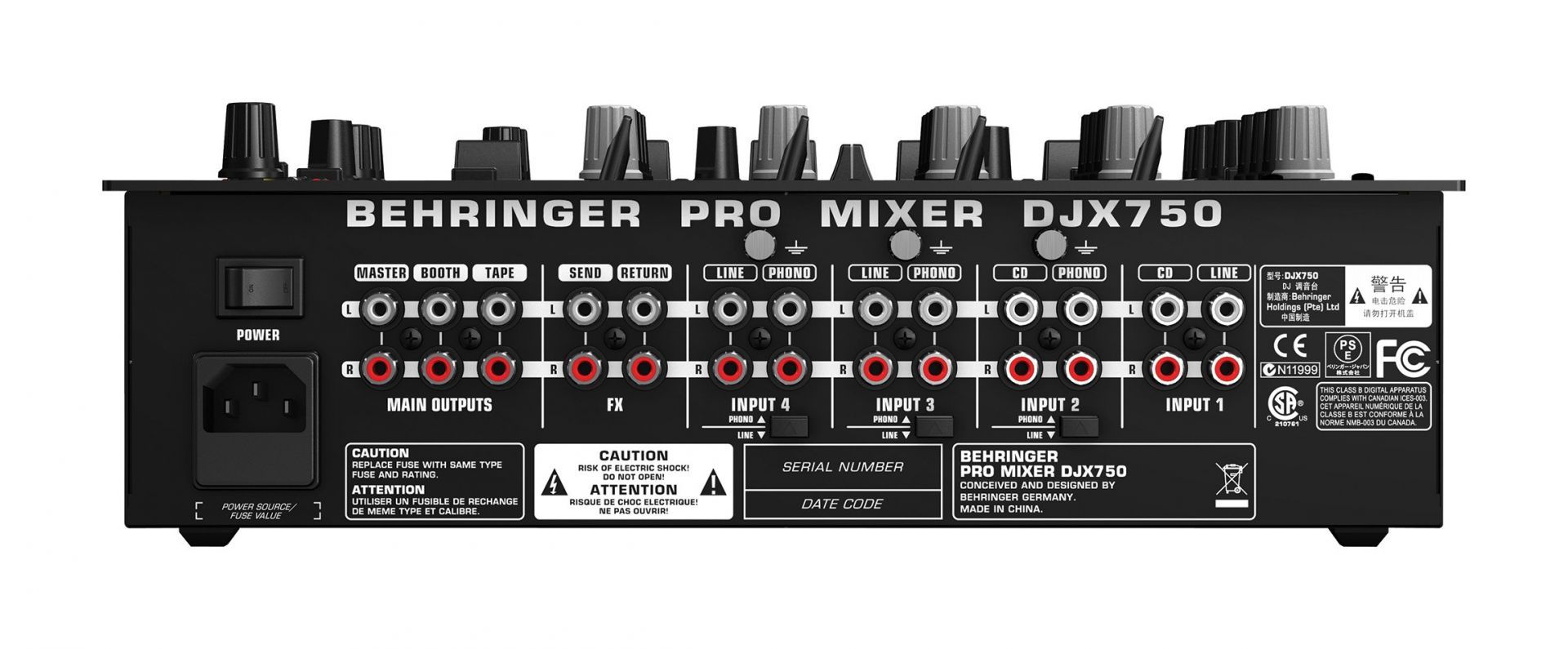 Behringer DJX 750 Mixer DJ | Sound Studio