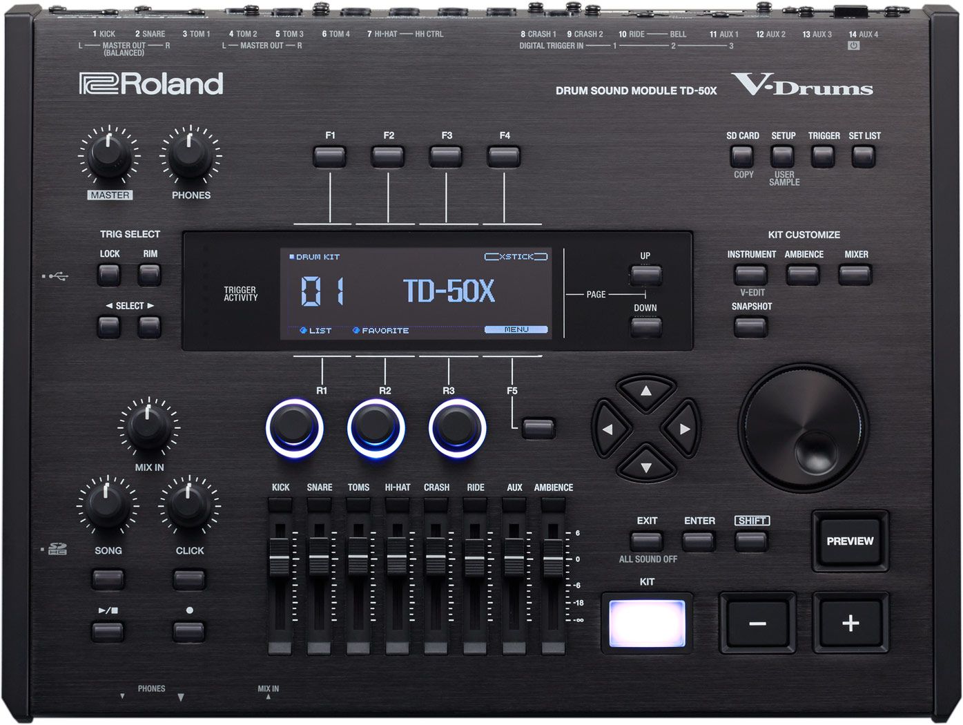 Modul Toba Electronica Roland TD-50X | Sound Studio