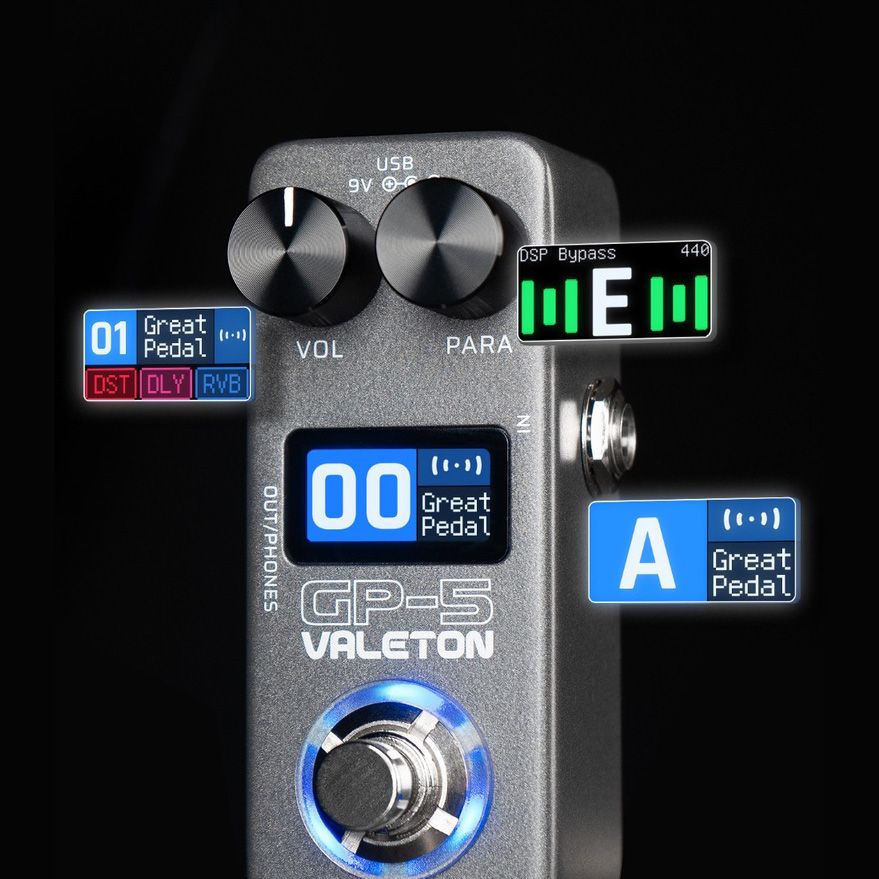 【新品同様】Valeton GP-5 Valeton GP-5 マルチエフェクトプロセッサー / SnapTone ＆ IR