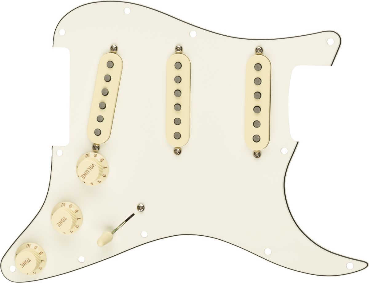 Fender Tex-Mex SSS Aged White Plastic