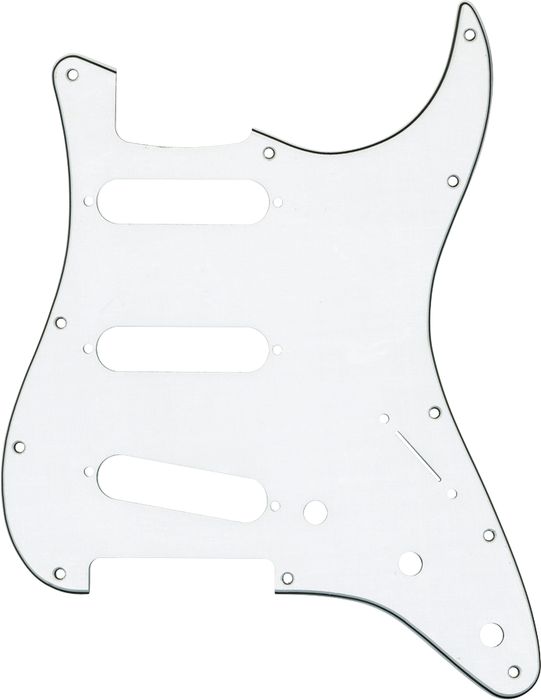 Fender Stratocaster Pickguard SSS WH