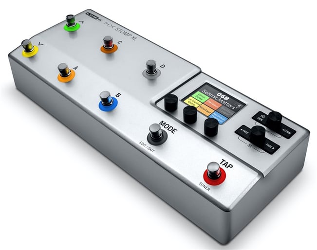 Line 6 HX Stomp Silver Edition＆BOSS FS7 Line 6 HX Stomp XL Silver Special Edition Procesor Chitara