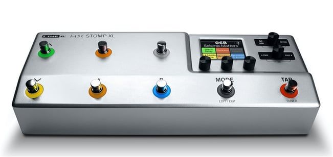 Line 6 HX Stomp Silver Edition＆BOSS FS7 Line 6 HX Stomp XL Silver Special Edition Procesor Chitara