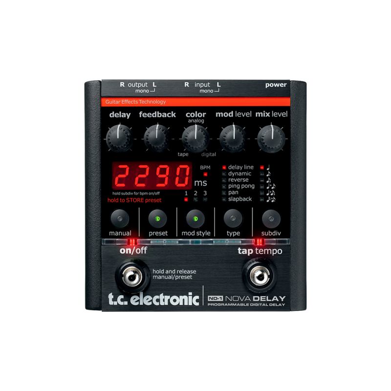 TC Electronic ND 1 Nova Delay Procesor Chitara