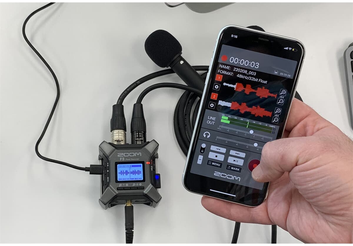 Zoom F-3 Recorder Digital | Sound Studio