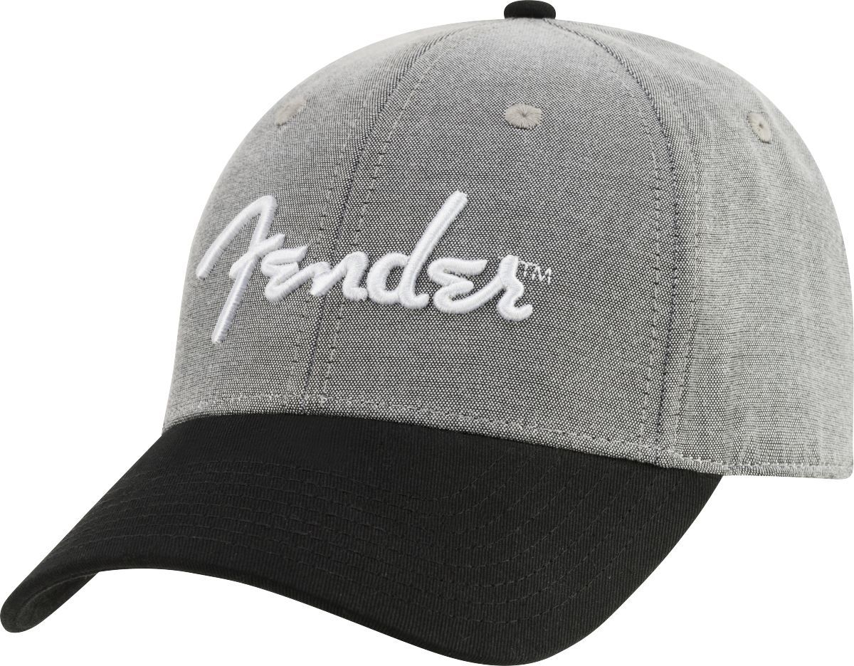 Fender Hipster Dad Hat Gray and Black