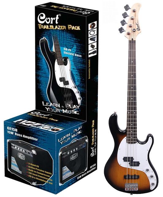 Set Chitara Bass Cort Cbp-pj 2T