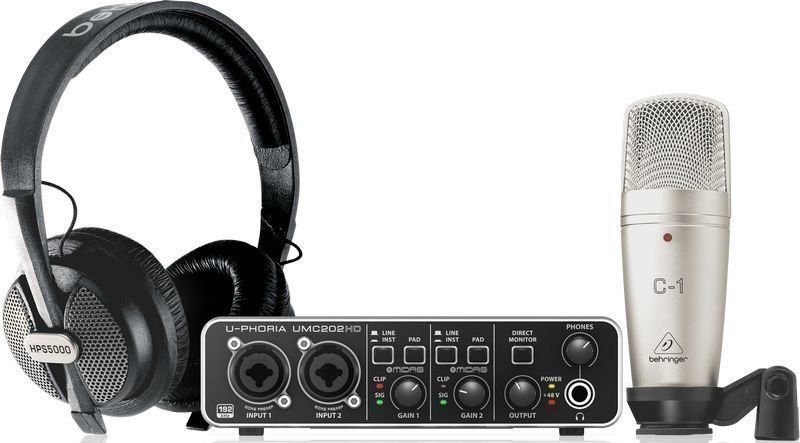 Set Inregistrare Audio Behringer U-Phoria Studio Pro