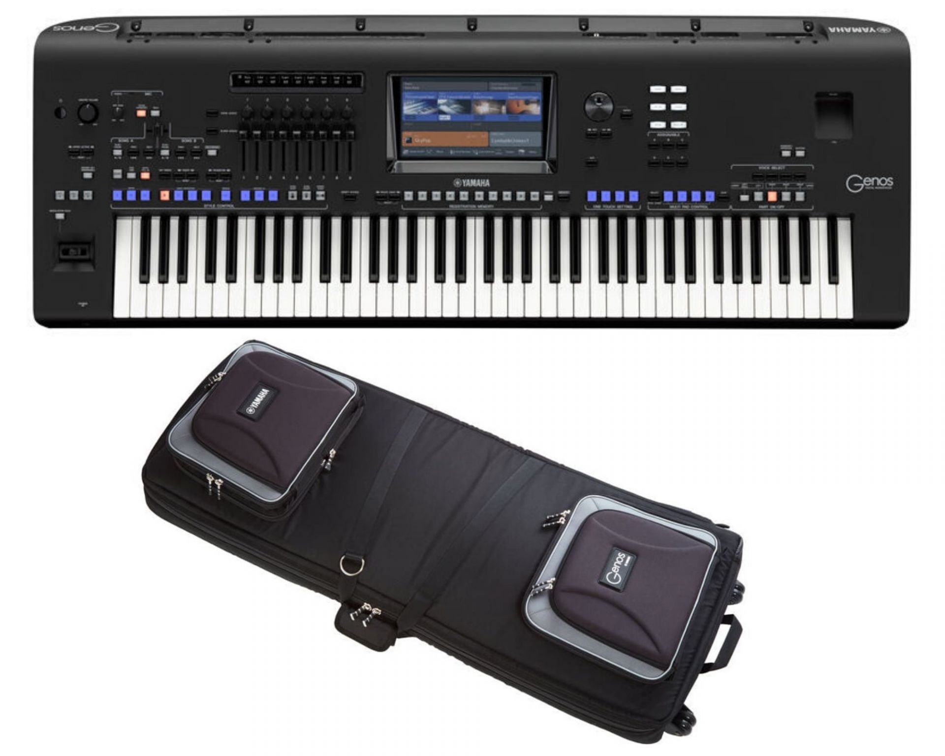 Set Keyboard Yamaha Genos with Cover Set