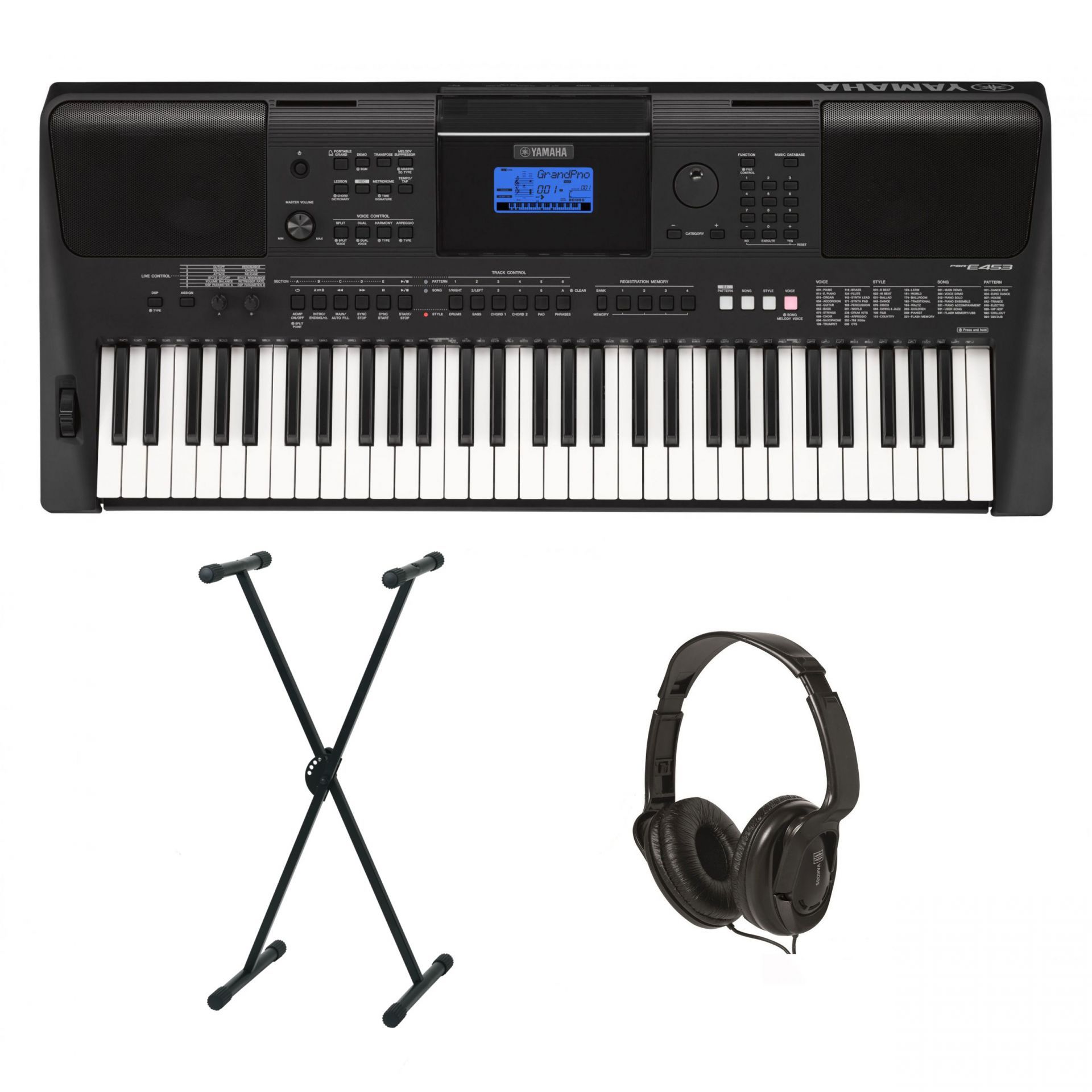 Set Keyboard Yamaha PSR E453 SET1