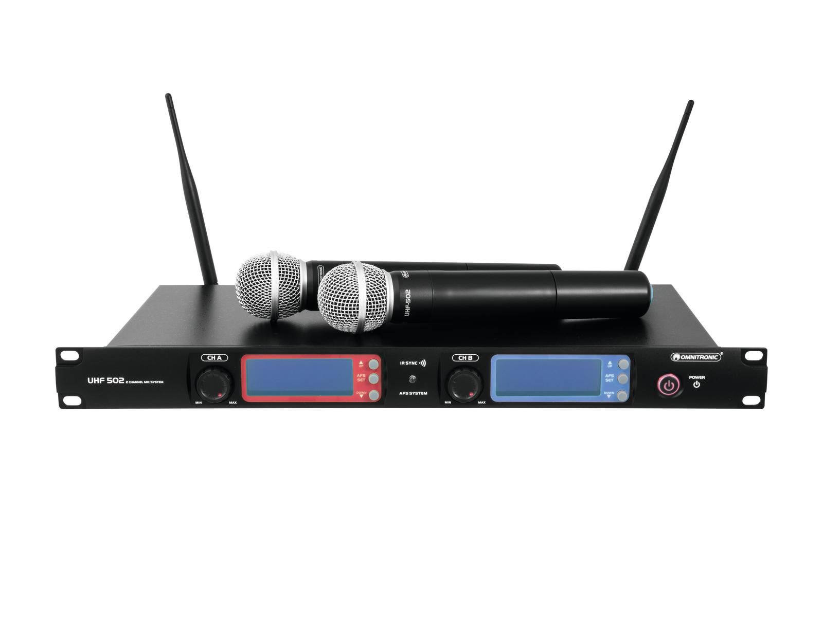 Sistem Microfon Fara Fir Omnitronic UHF 502