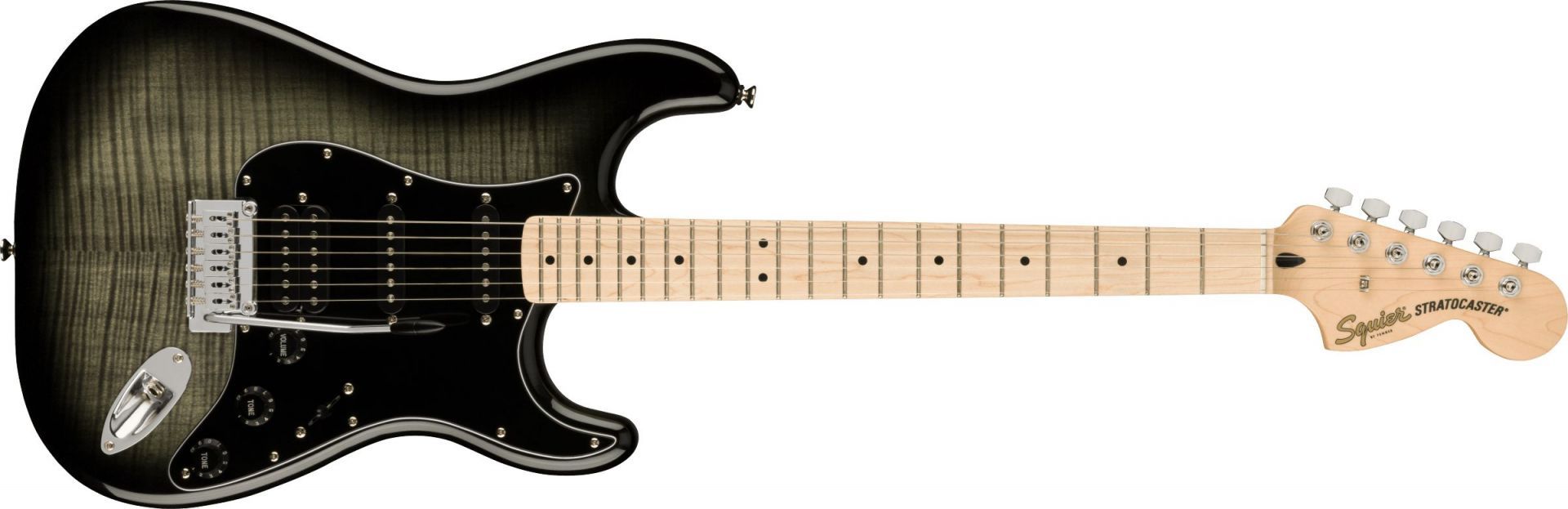 Squier Affinity Series Stratocaster FMT HSS Maple-Black