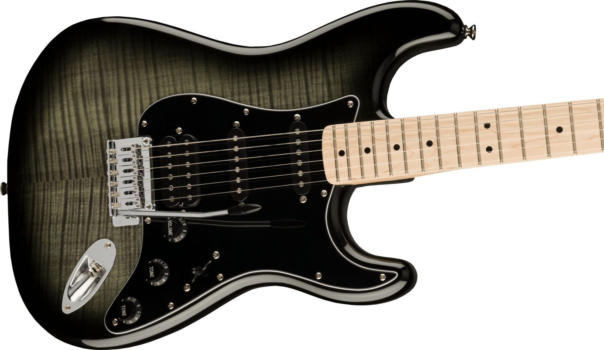 Chitara Stratocaster Squier Affinity FMT HSS Maple-Black