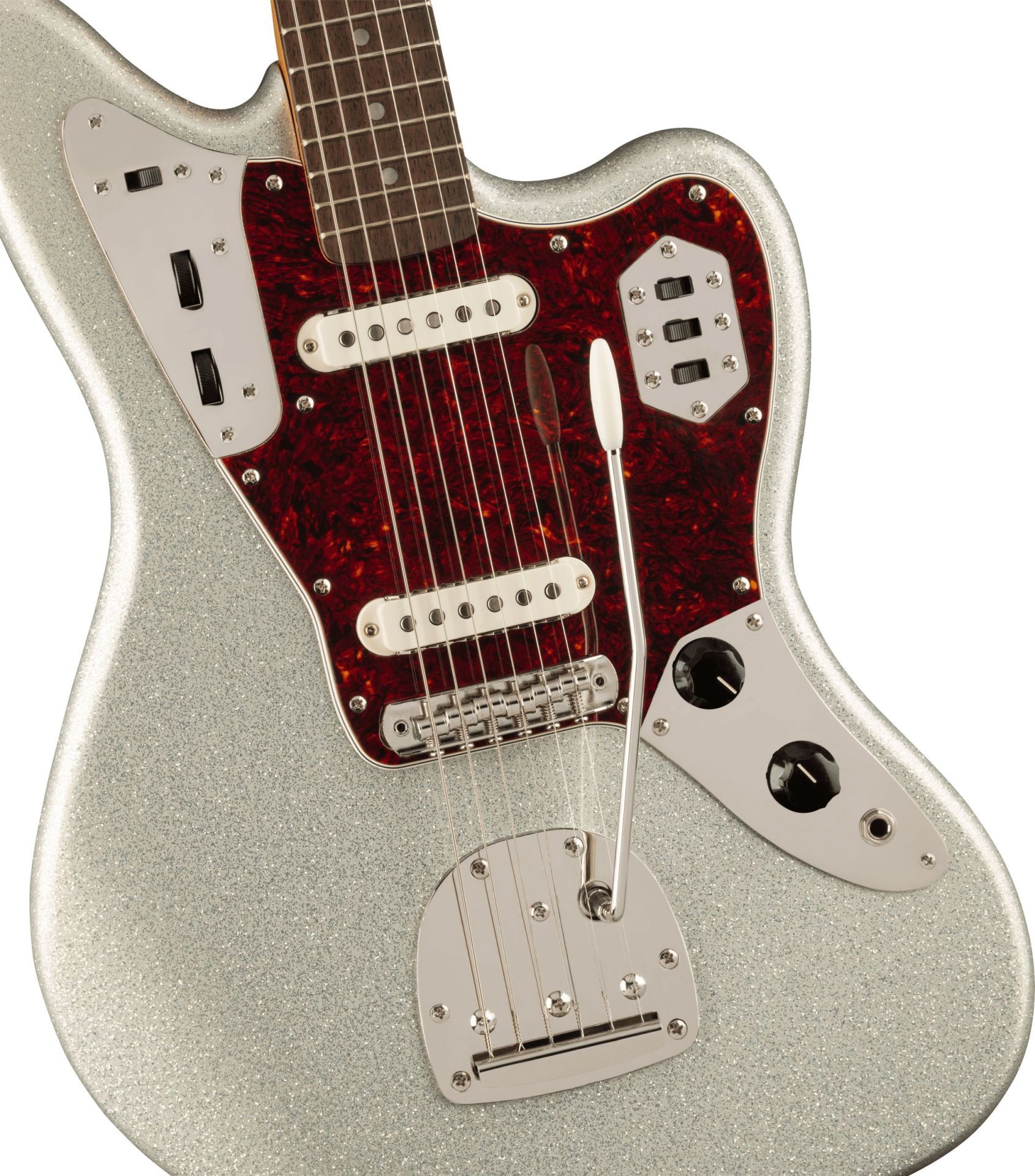 く*ち様 Squier by Fender Jaguar Squier FSR Affinity Jaguar Electric Guitar - Graffiti Yellow