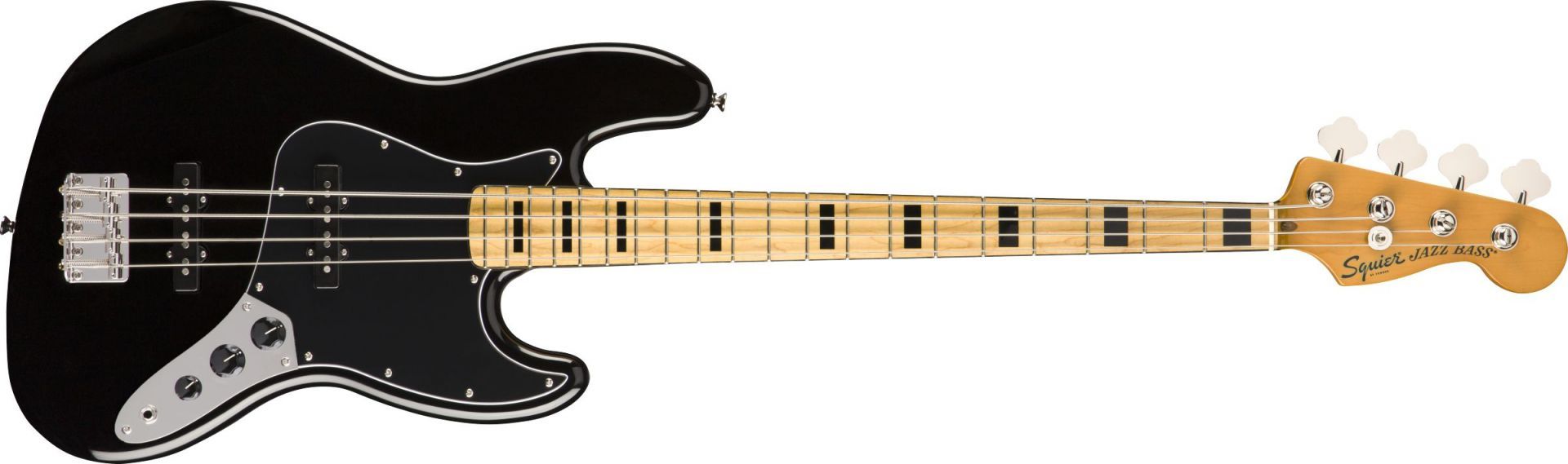 Squier Classic Vibe 70s Jazz Bass Maple Fingerboard Black