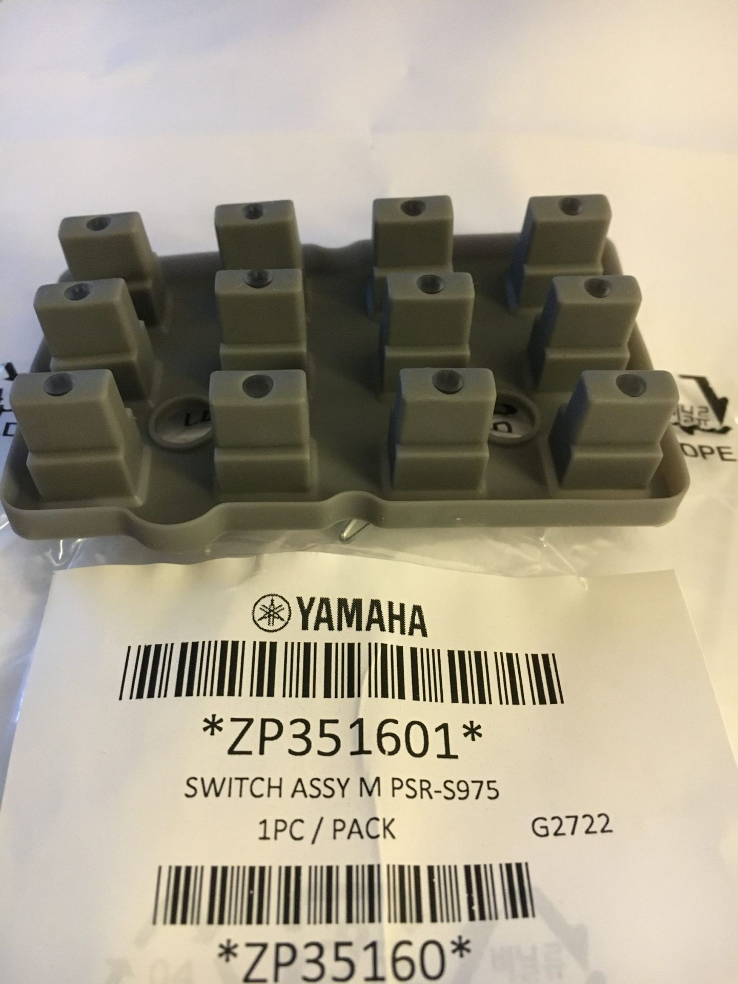Yamaha PSR-S975 / 970 Switch Assy M