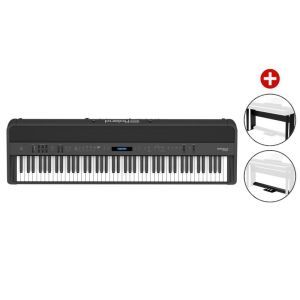 Set Pian Digital Roland FP 90X Black Home