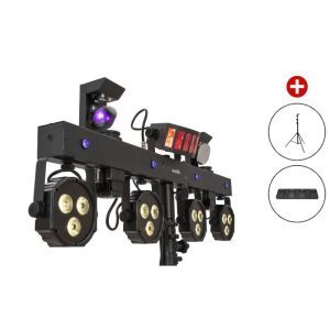 Set lumini Eurolite LED KLS Scan Next FX + stativ + Foot Switch