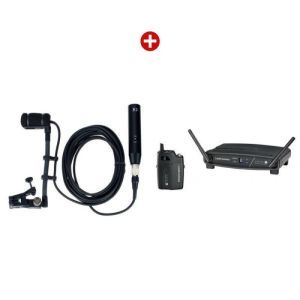 Wireless Instrumente Audio Technica System 10 ATW 1101 Cu ATM 350