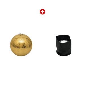 Eurolite Mirror Ball 50cm Gold + husa