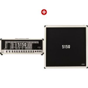 Amplificator Chitara Electrica EVH 5150 Iconic Bundle White