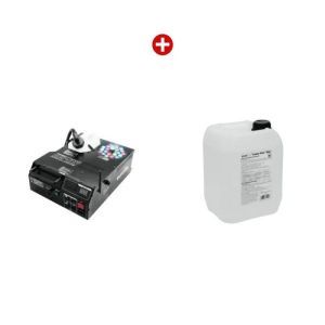 Set masina de fum Eurolite NSF-350 LED Hybrid / DSA 5L