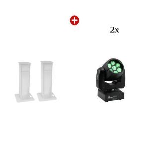 Set lumini Eurolite LED TMH-W63 + Stage Stand cu inaltime reglabila