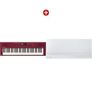Roland GO:KEYS 3 Dark Red Music Rest SET