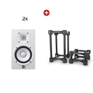 Yamaha HS 5 White + IsoAcoustics ISO-130 SET