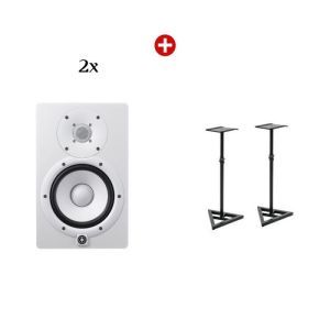 Set Monitor Yamaha HS 7 White